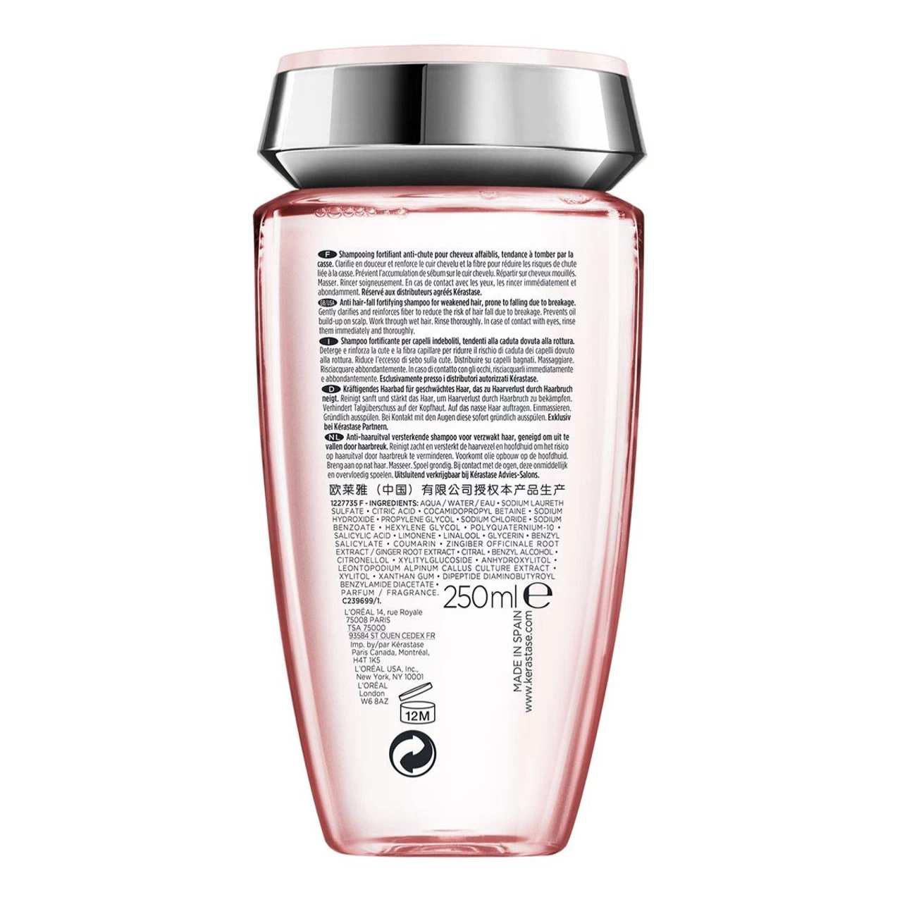 Bain Hydra-Fortifiant Genesis Kérastase 250ml 4 Bain Hydra-Fortifiant Genesis Kérastase 250ml – Image 2