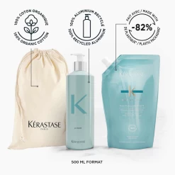 Bouteille Alu Rechargeable Force Architecte Kérastase 500ml -Produits Capillaires Bouteille Alu Rechargeable Force Architecte Kerastase 500ml 98190.1686235270