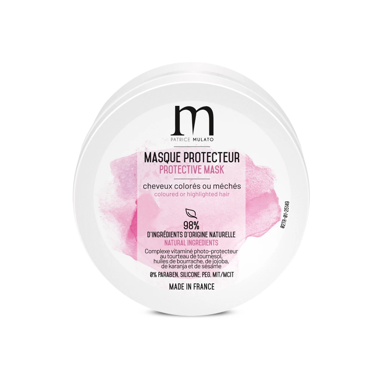 Masque Protecteur Cheveux Colorés/Méchés 200ml - Mulato 3 Masque Protecteur Cheveux Colorés/Méchés 200ml - Mulato