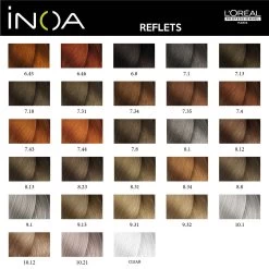 Coloration Inoa Reflets L'Oréal Professionnel -Produits Capillaires Nuancier INOA REFLET PAGE 2 90621.1684853913