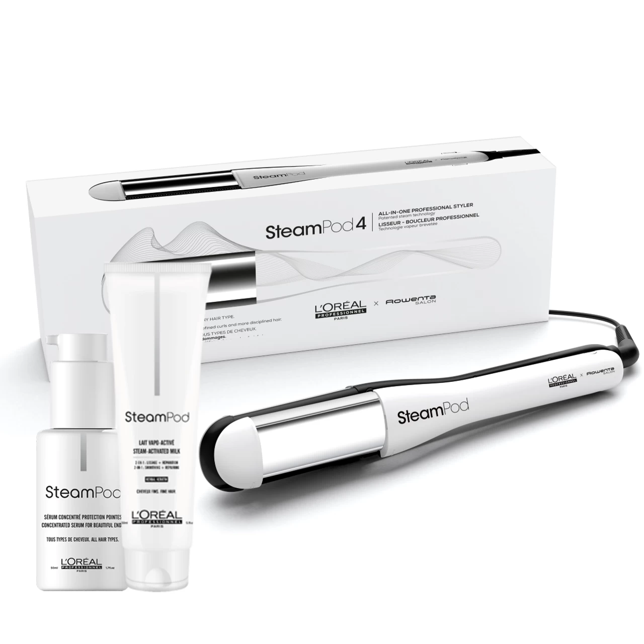 Pack Steampod 4 Cheveux Fins L'Oréal Professionnel 3 Pack Steampod 4 Cheveux Fins L'Oréal Professionnel