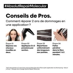 Sérum à Rincer Absolut Repair Molecular L'Oréal Professionnel 250 Ml -Produits Capillaires SERUM A RINCER 4 94256.1694089660