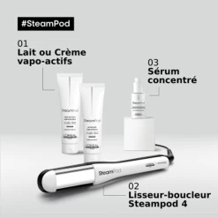 Pack Steampod 4 Cheveux Épais L'Oréal Professionnel 16 Pack Steampod 4 Cheveux Épais L'Oréal Professionnel -Produits Capillaires Sans titre 4 69526.1684922404